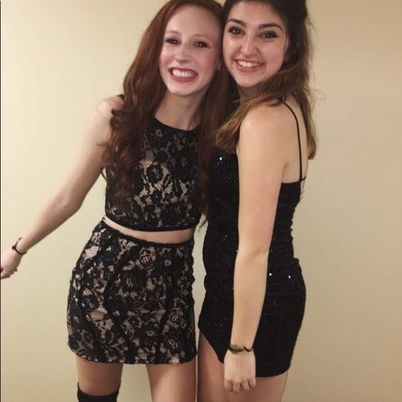 Two Piece Homecoming/Semi Formal Dress - Picture 1 of 5